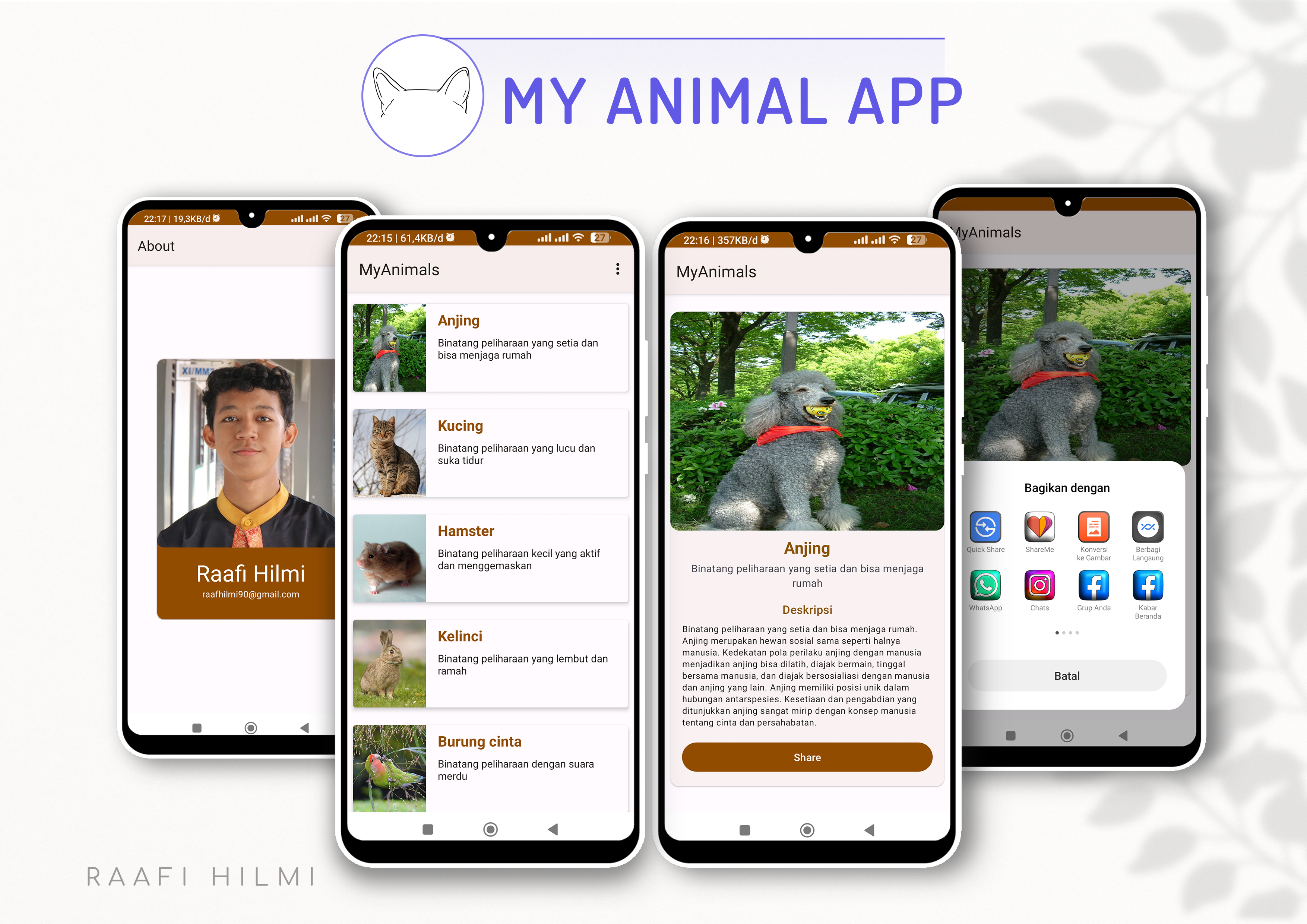 My Animal App preview